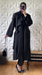 Trench-coat long oversize - Noir