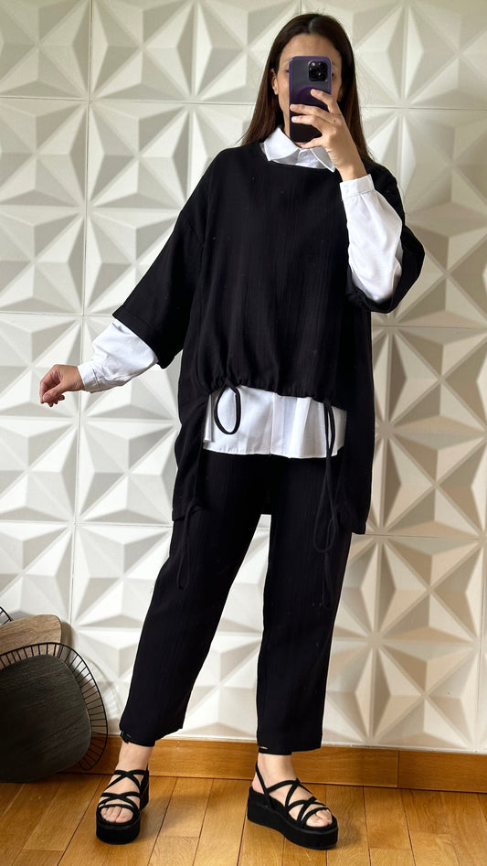 Ensemble Lin 3 Pièces - Noir